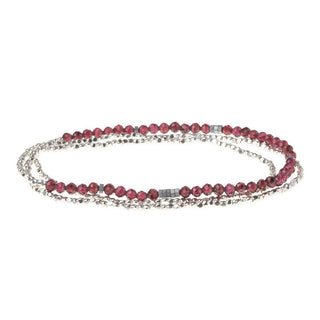Delicate Stone Garnet Bracelet - Stone of Health