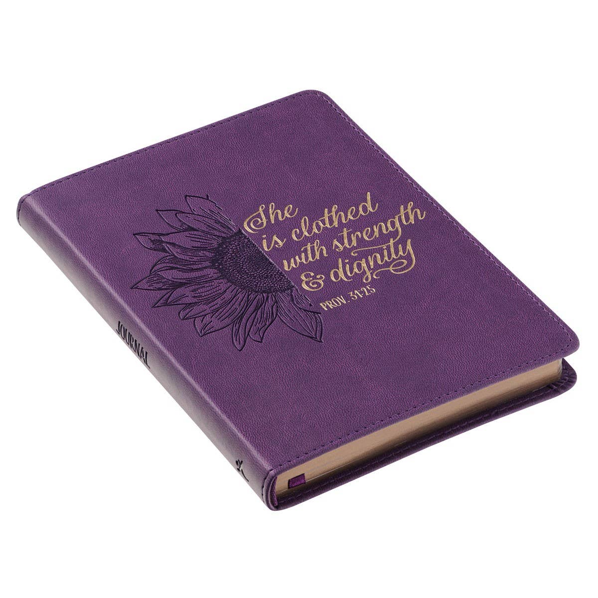 Journal Handy Purple Strength & Dignity Prov. 31:25