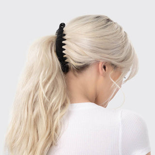 Kitsch Banana Hair Clips 2-Pack – Black & Tortoise