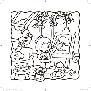 Cozy Crafty Coloring Book
