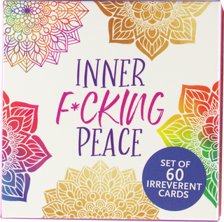 Inner F*cking Peace Motivational Cards (60 pack)
