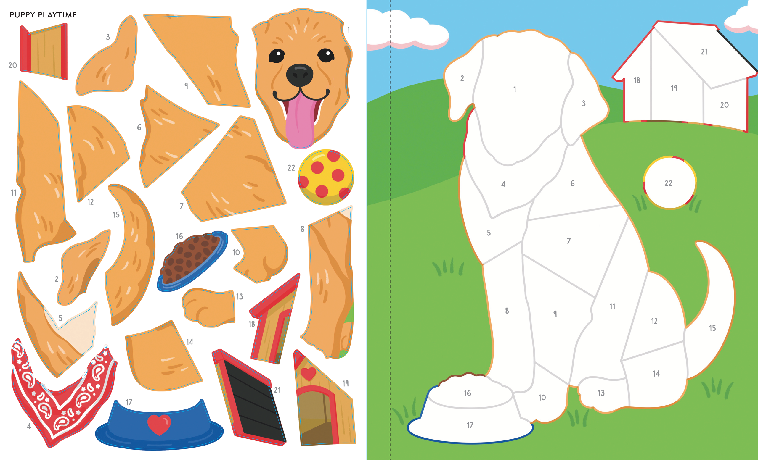 Large Print Color-by-Sticker Book: Calming Creations