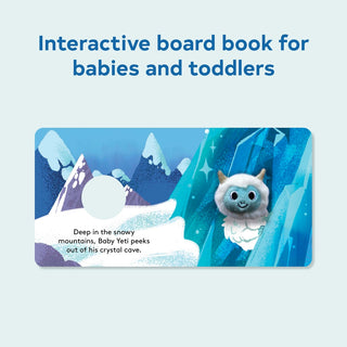 Baby Yeti Finger Puppet Board Book