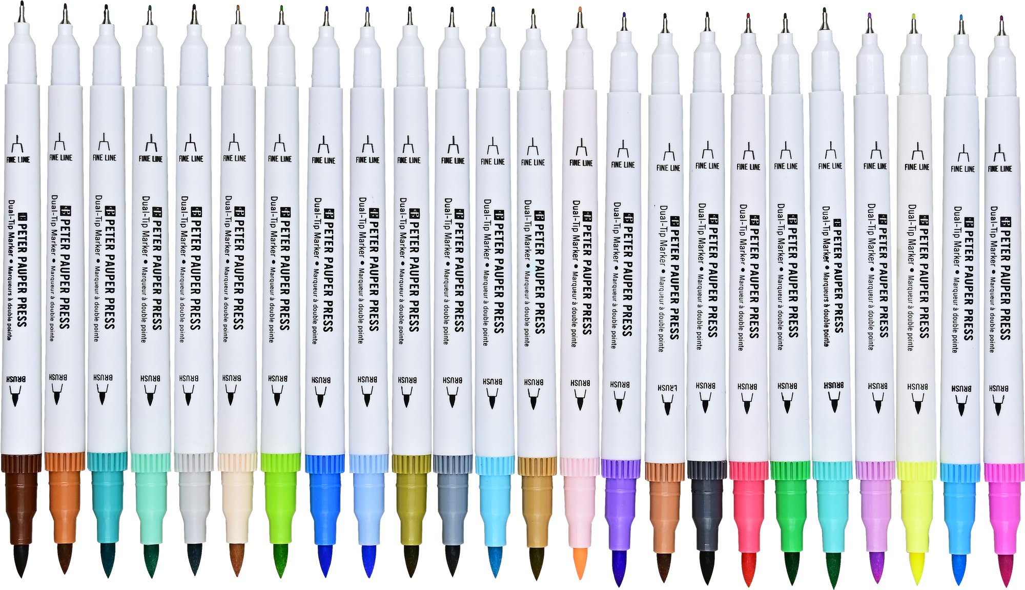 Studio Series Dual-Tip Pastel Markers (Set of 24)