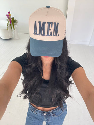 AMEN. Vintage Trucker Hat – Christian Faith Hat