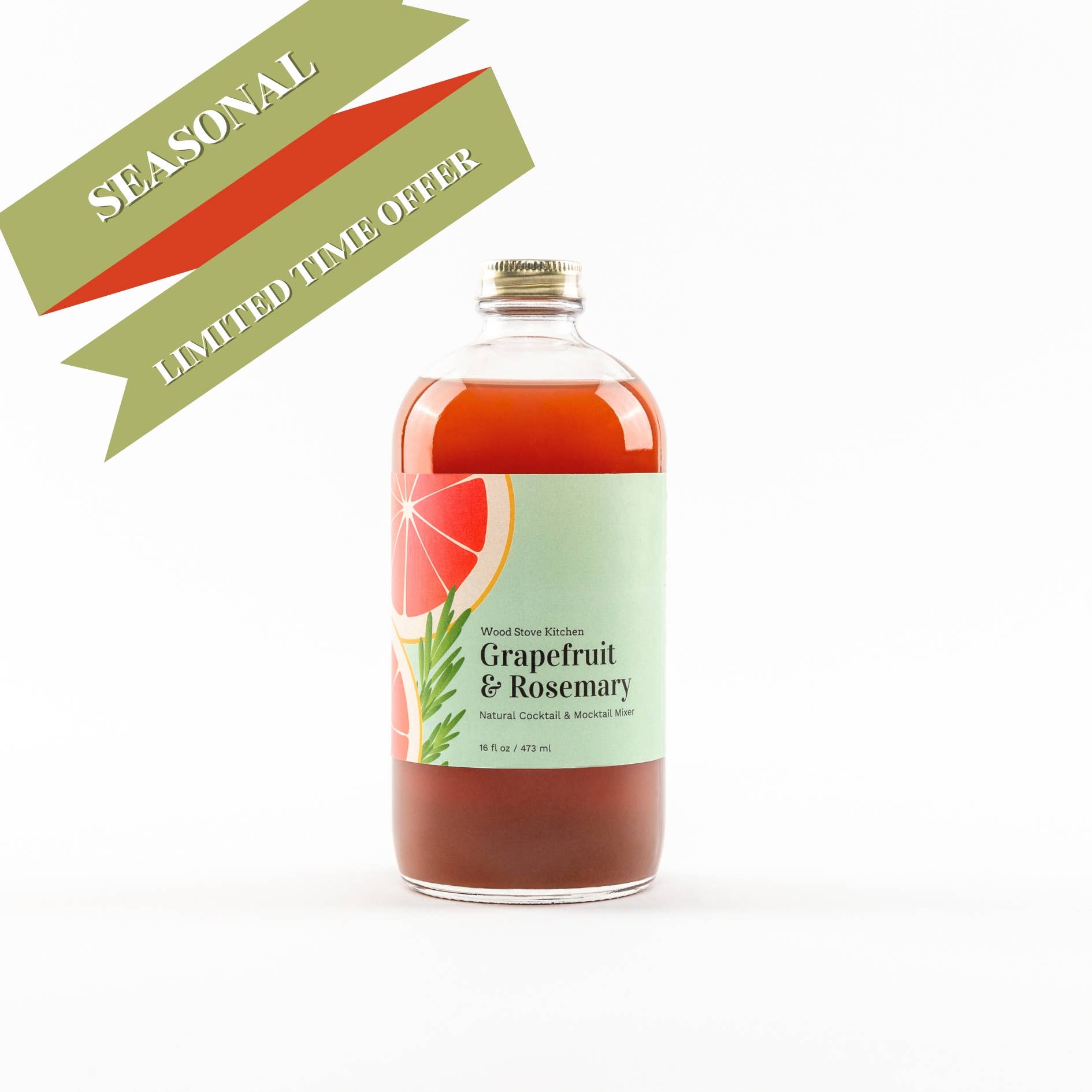 Grapefruit & Rosemary Cocktail and Mocktail Mixer