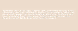 Glitter Mimosa Mixer | Edible Glitter Cocktail Mix