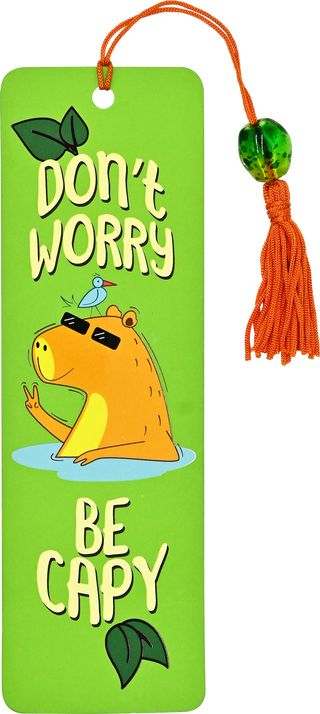 Capybara Beaded Bookmark
