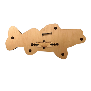 Walleye 2 Track Cribbage Board