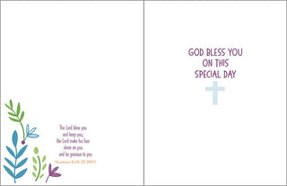 With Scripture Religious Greeting Card - 1st Communion