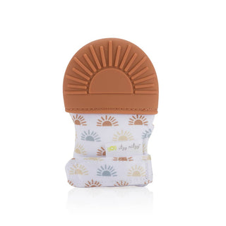 Itzy Ritzy Silicone Teething Mitt - Highland Cow