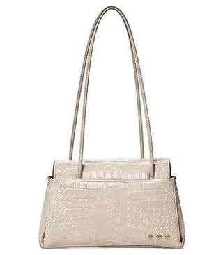 Kris Croc Embossed Shoulder Bag