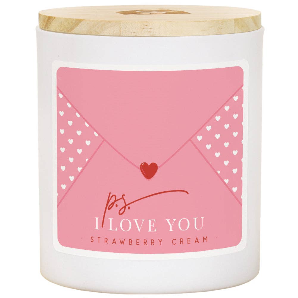 Love You Envelope Candle