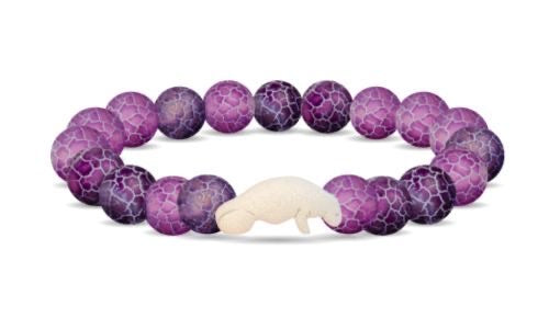 Drift Manatee Bracelet - Coral Reef Violet