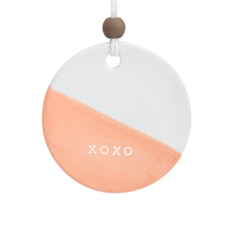 XOXO Hanging Oil Diffuser Ornament