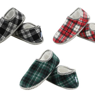 Women's Snoozies Cozy Plaid Cabin Bootie FINAL SALE
