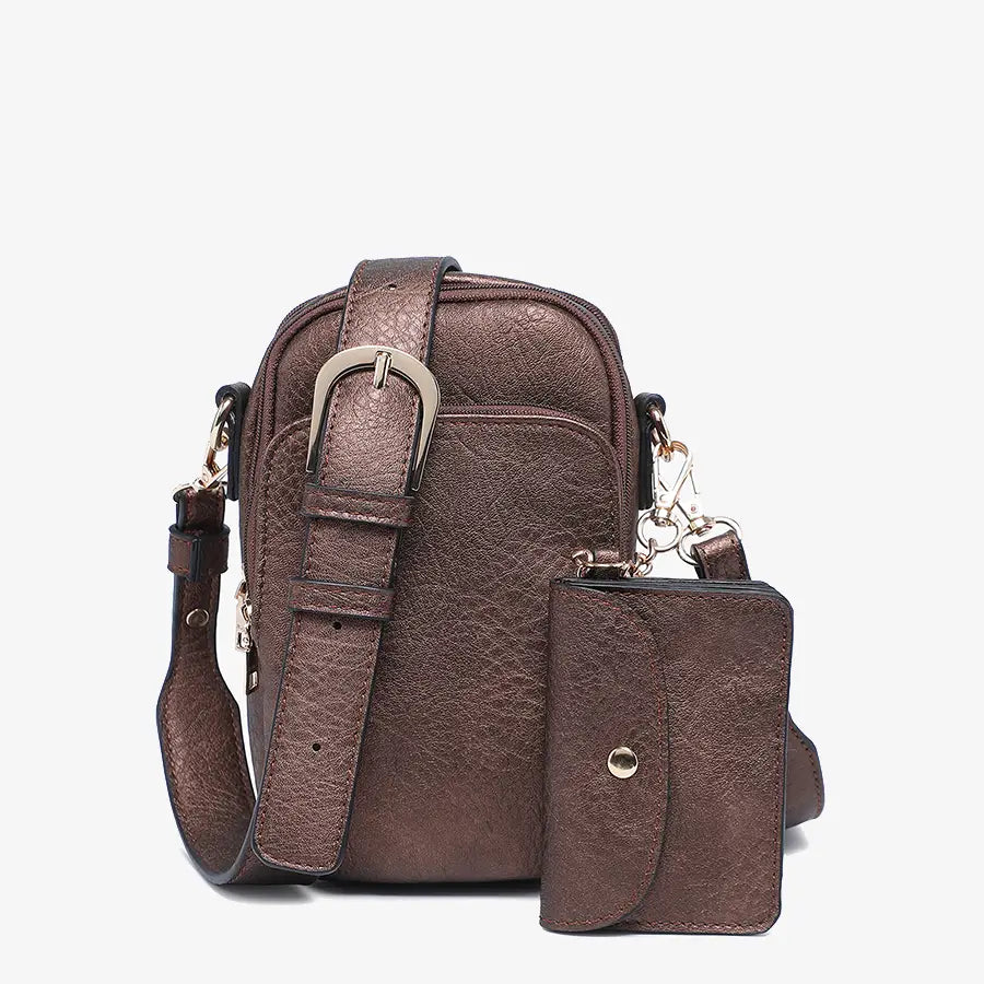 Parker 3-Compartment Crossbody w/ Pouch