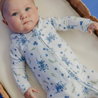 Catherine Zip-Up Footie Pajamas