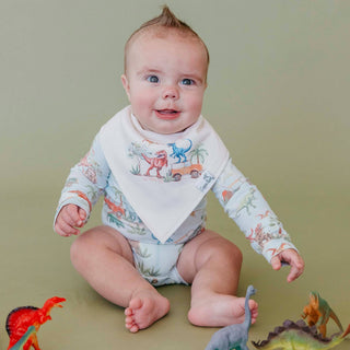 Dino Explorer Baby Bandana Bibs - 4 Pack