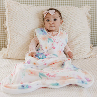 Copper Pearl Bloom Sleep Bag | Floral Baby Wearable Blanket