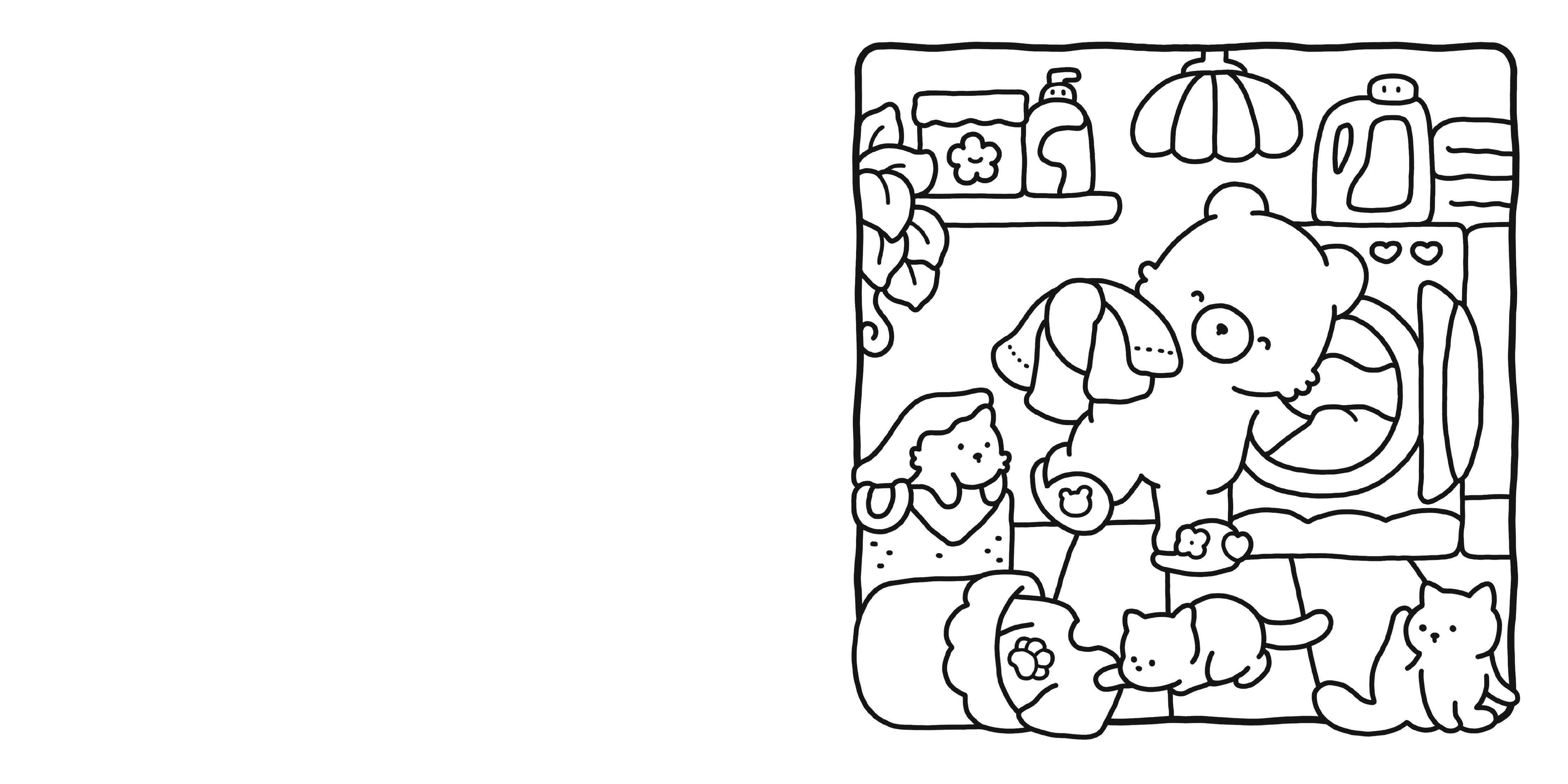 Cozy Friends Coloring Book by Coco Wyo