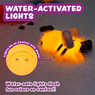 Tub Works Bugs Light-Up Bath Toys, 6-Pack
