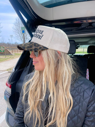 Sorry About My Husband Vintage Trucker Hat