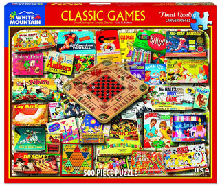 Classic Games 500-Piece Jigsaw Puzzle