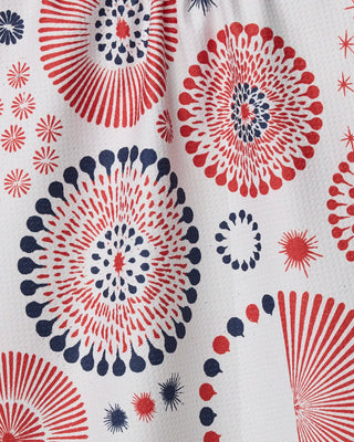 Geometry Freedom Sparks Tea Towel – Firework Burst Kitchen Towel
