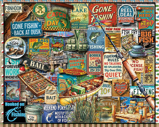 I Love Fishing 1000-Piece Jigsaw Puzzle