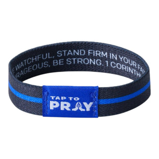 Tap To Pray® Wristband – First Responders - Law Enforcement
