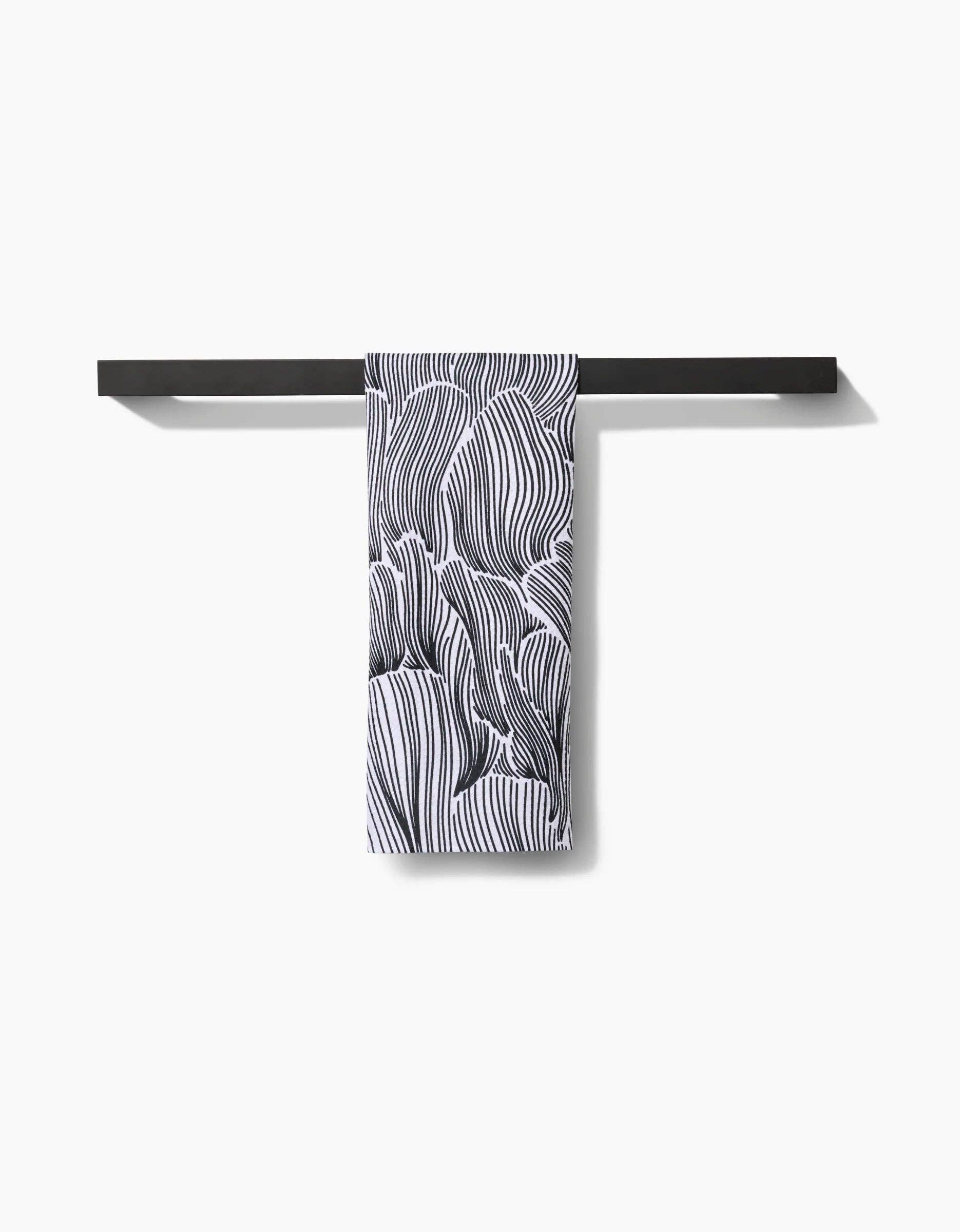 Geometry Posh Petals Fresh Linen Tea Towel