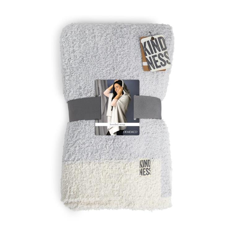 Smoke Hooded Wrap - 30x75in