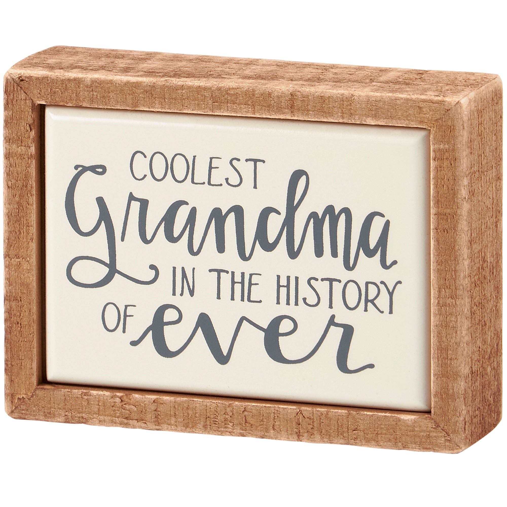 Coolest Grandma Mini Box Sign