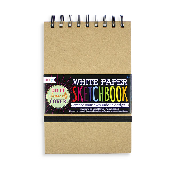 DIY Cover Sketchbook - White Paper