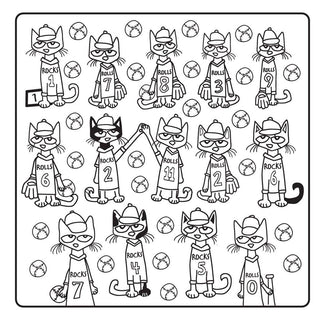 Pete the Cat: Cool & Cozy Coloring Book by James Dean