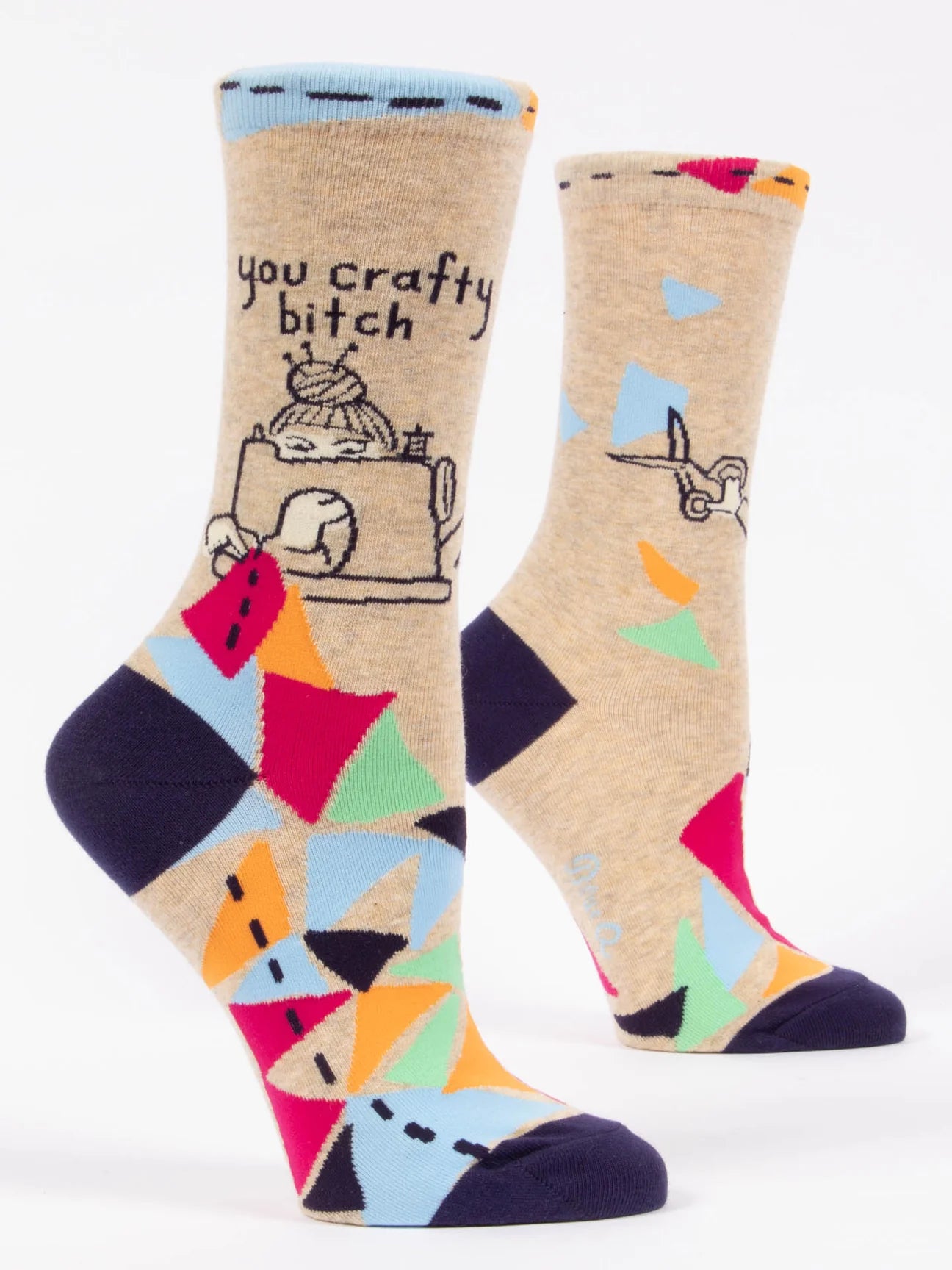 You Crafty Bitch Crew Socks