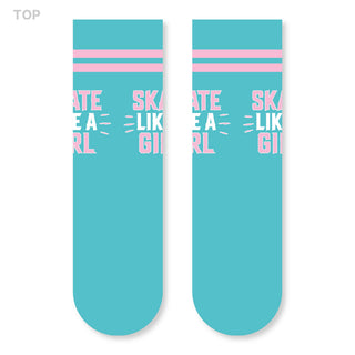 Skate Like a Girl Kids' Crew Socks