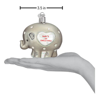 Baby's 1st Elephant Ornament - Old World Christmas