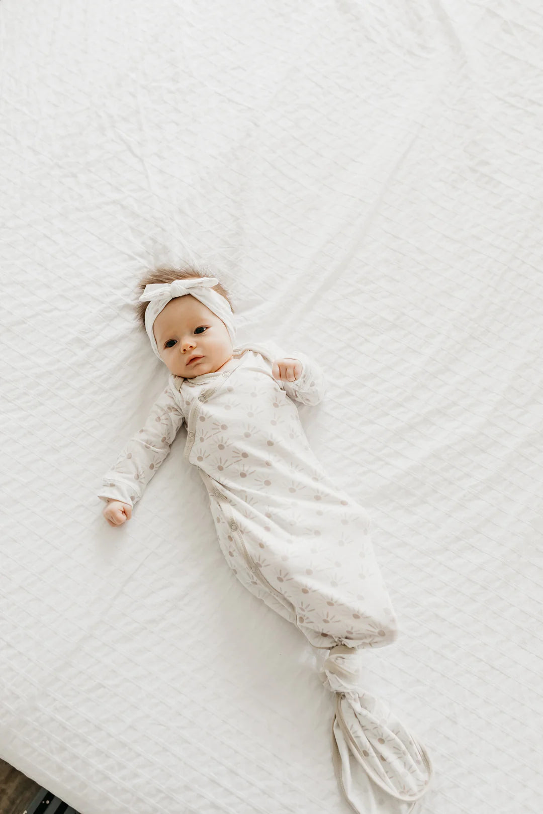 Shine Copper Pearl Knotted Gown