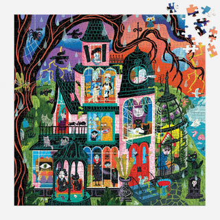 Monster Mansion 500-Piece Family Puzzle | Halloween Puzzle
