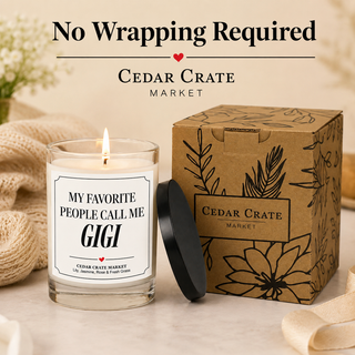 Gigi Candle, Lily & Wild Rose Floral Scent
