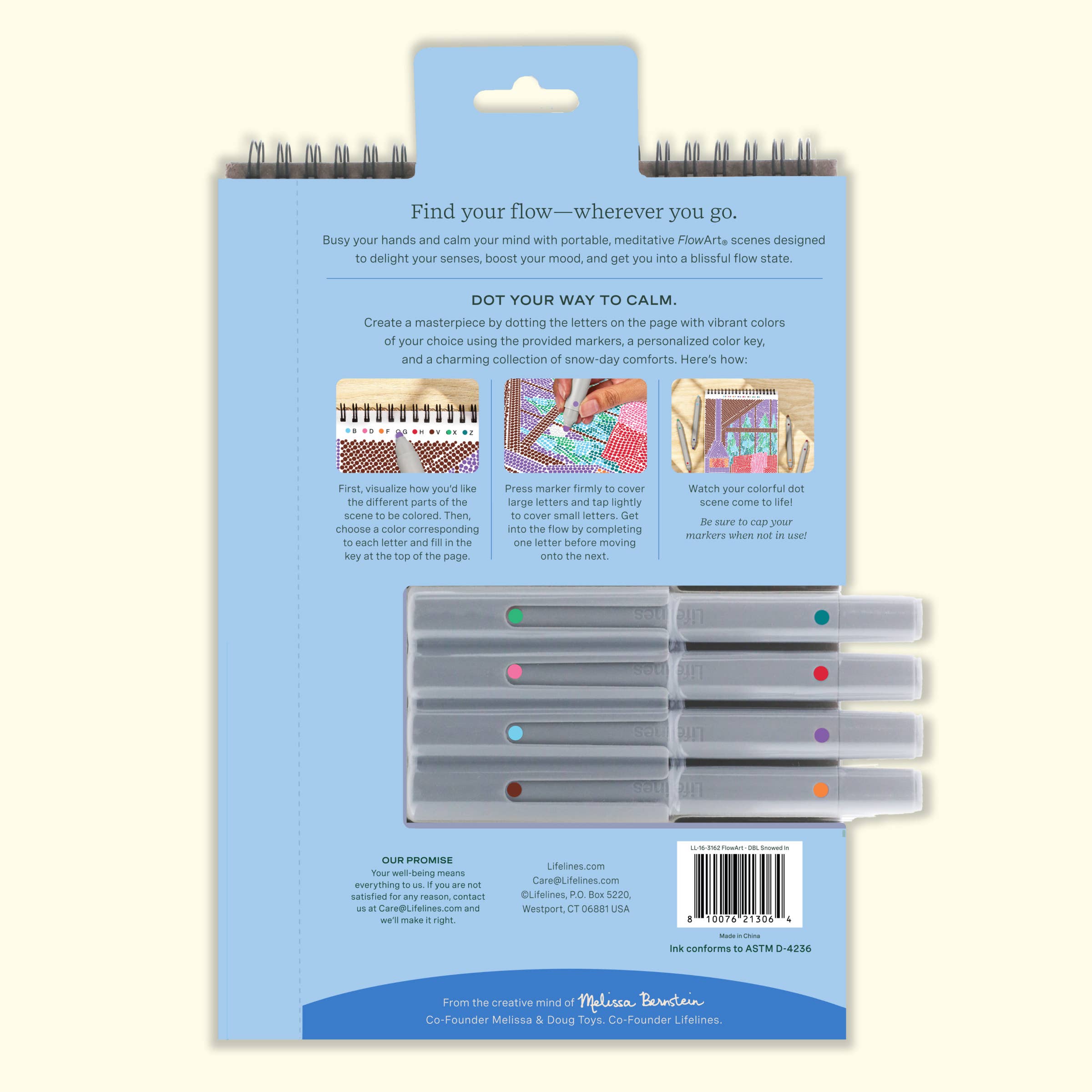 FlowArt Dot By Letter - Snowed In