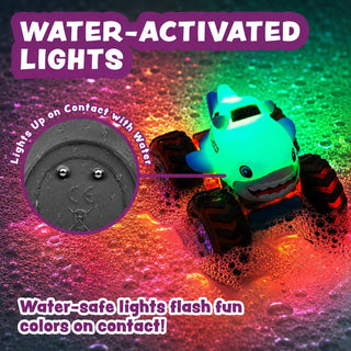 Tub Works Light-Up Monster Truck Bath Toys, 3-Pack