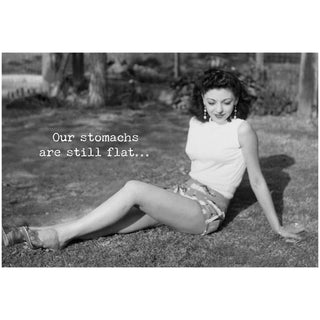 Still Flat Greeting Card - Just for Fun