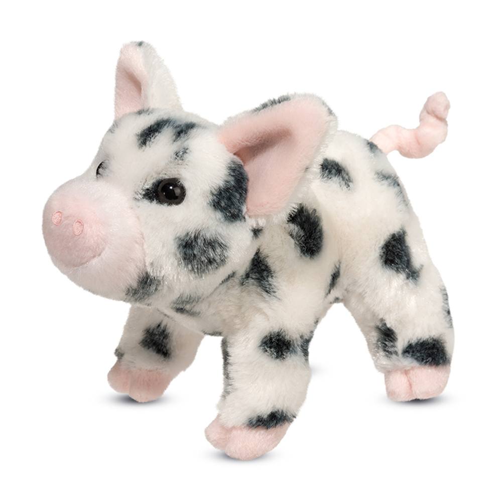Leroy Black Spotted Pig Plush Toy