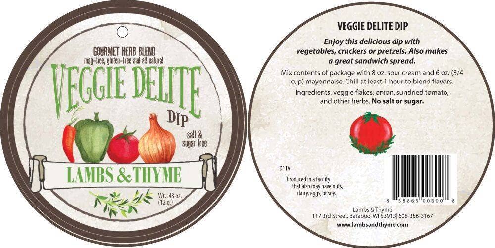 Veggie Delite Dip Mix