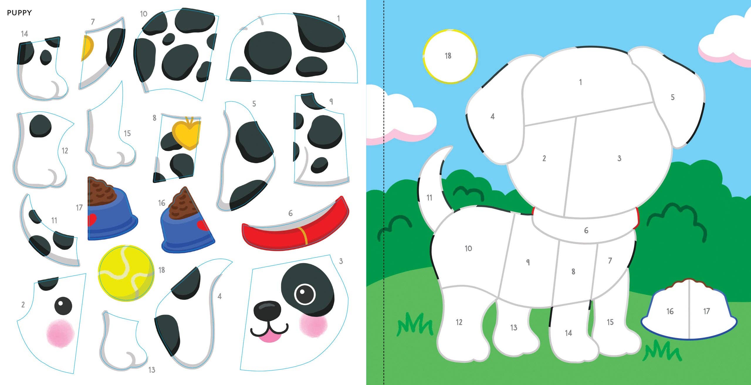 My First Color-by-Sticker Book Baby Animals | Kids Activity Book