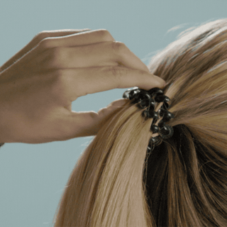 Teleties Jet Black Small Hairties