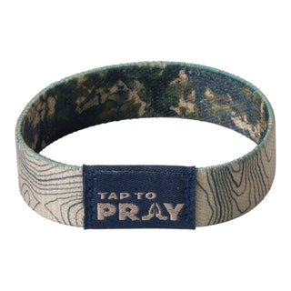 Tap To Pray® Valor Camo Bible Verse Wristband